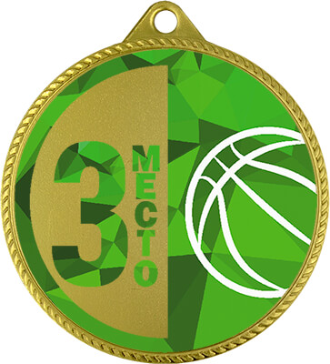 Медаль Баскетбол 3 место
