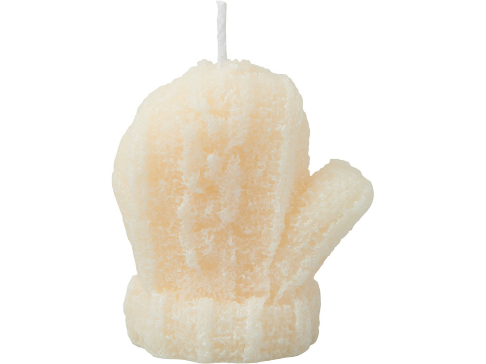 Свеча Рукавичка, молочный