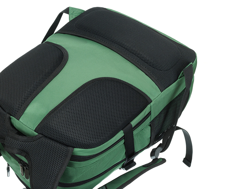 Рюкзак TORBER МЕГАПОЛИС с отделением для ноутбука 16, зеленый, полиэстер, 47 х 34 x 28 см