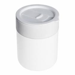 Кружка кермическая Silvia с силиконовой манжетой, белая