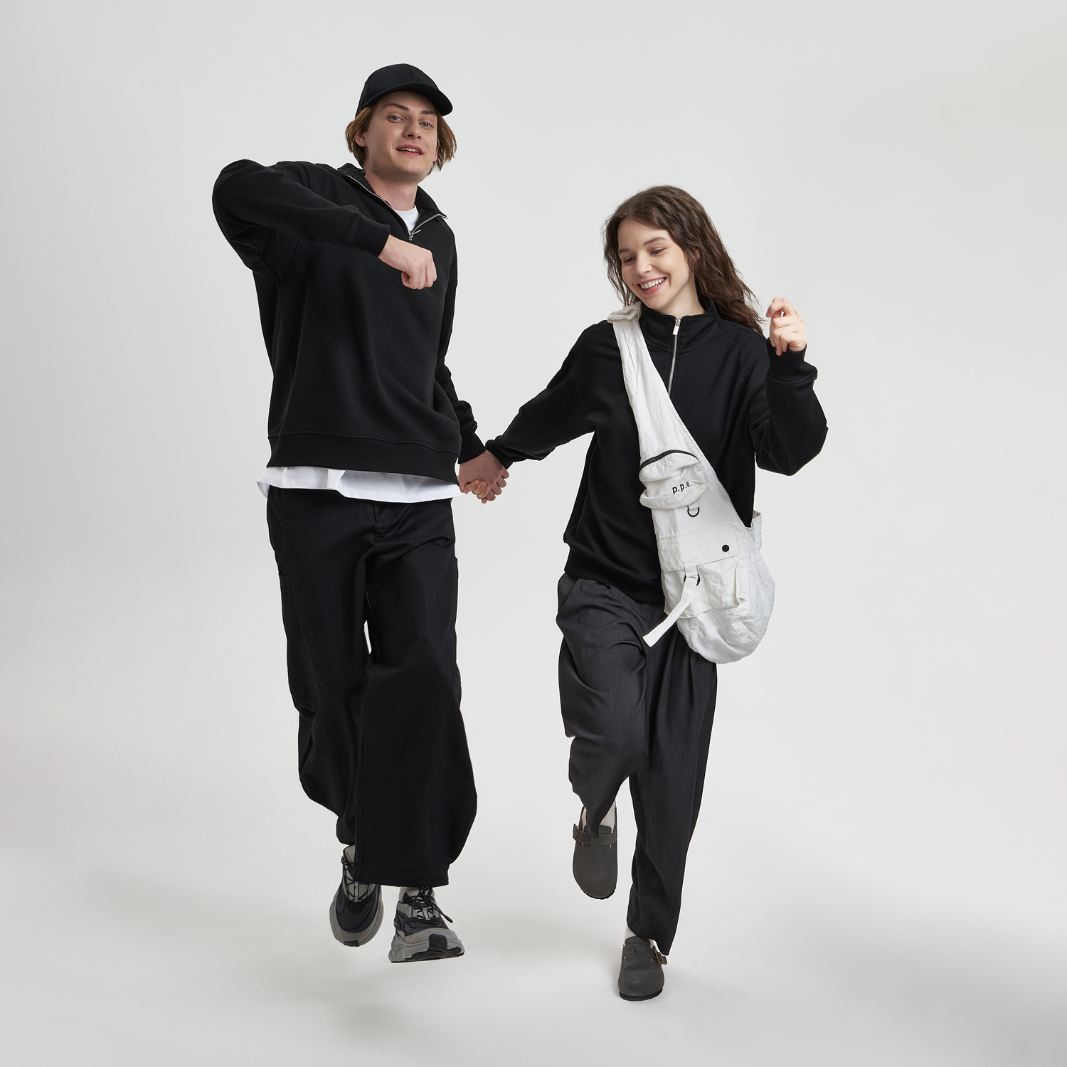 Толстовка на молнии унисекс Флоу (Flow), черная, размер 5XL/6XL Толстовка на молнии унисекс Флоу (Flow), черная, размер 5XL/6XL