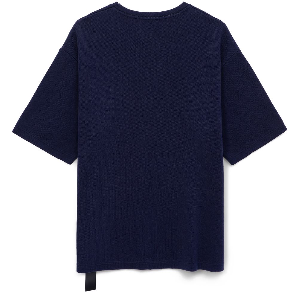 Джемпер с коротким рукавом Siluetti Volumica, темно-синий