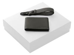 Подарочный набор Long River: кошелек, ремешок для ключей, белая коробка