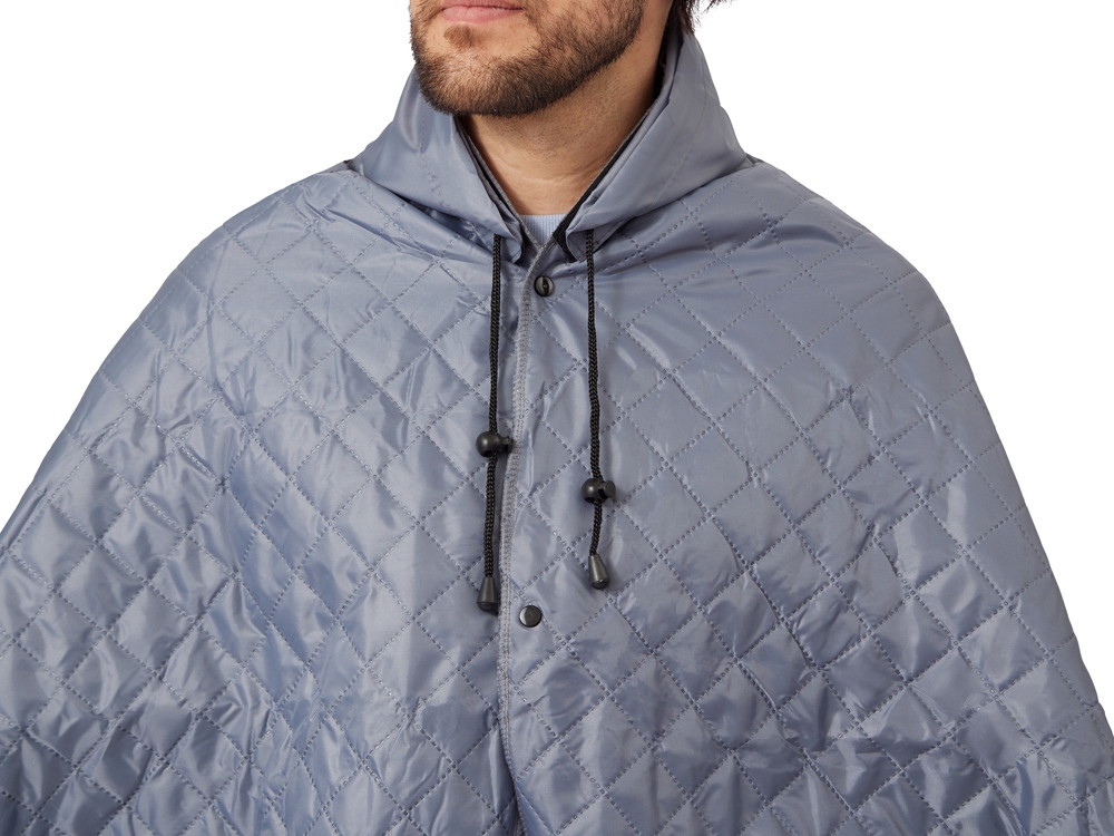 Пончо Cappy с капюшоном на липучке в мешке, серый Пончо Cappy с капюшоном на липучке в мешке, серый