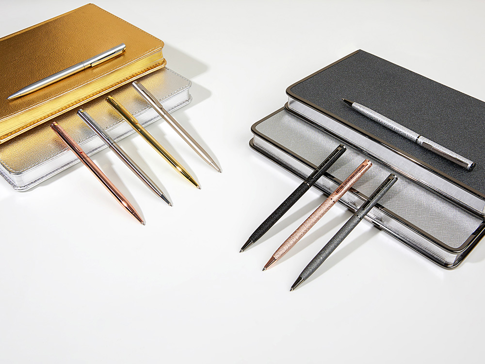 Ручка шариковая автоматическая BrunoVisconti® PALERMO цвет корпуса розовое золото, 0.7 мм