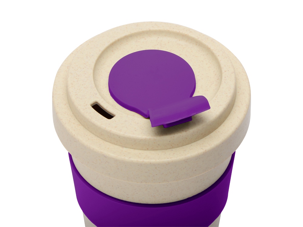 Стакан из пшеничного волокна Flava, фиолетовый 2603C