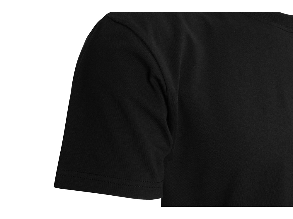 Футболка HD Fit короткий рукав с эластаном_S, мужская,чёрный