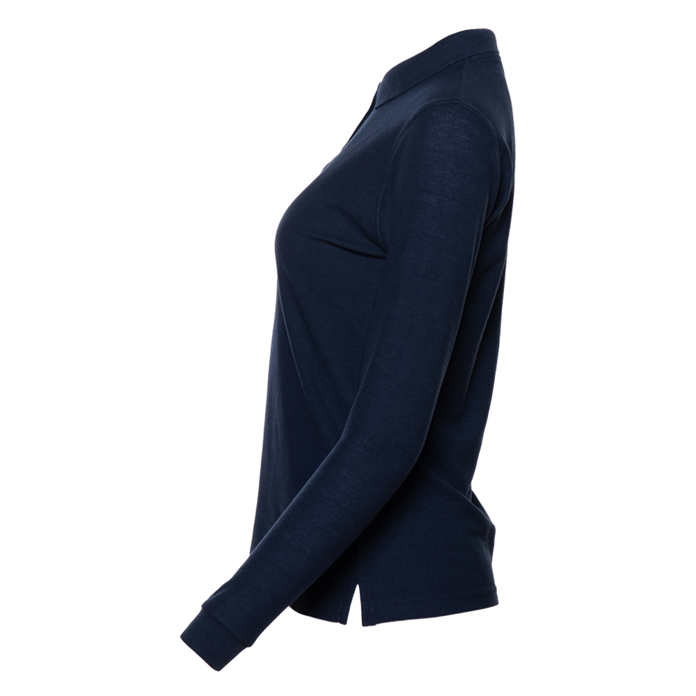 Рубашка поло женская STAN длинный рукав хлопок/полиэстер 185, 04SW