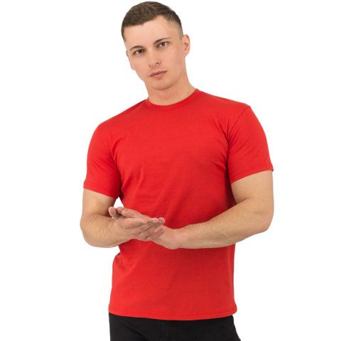Футболка Star, мужская (красный, XS)