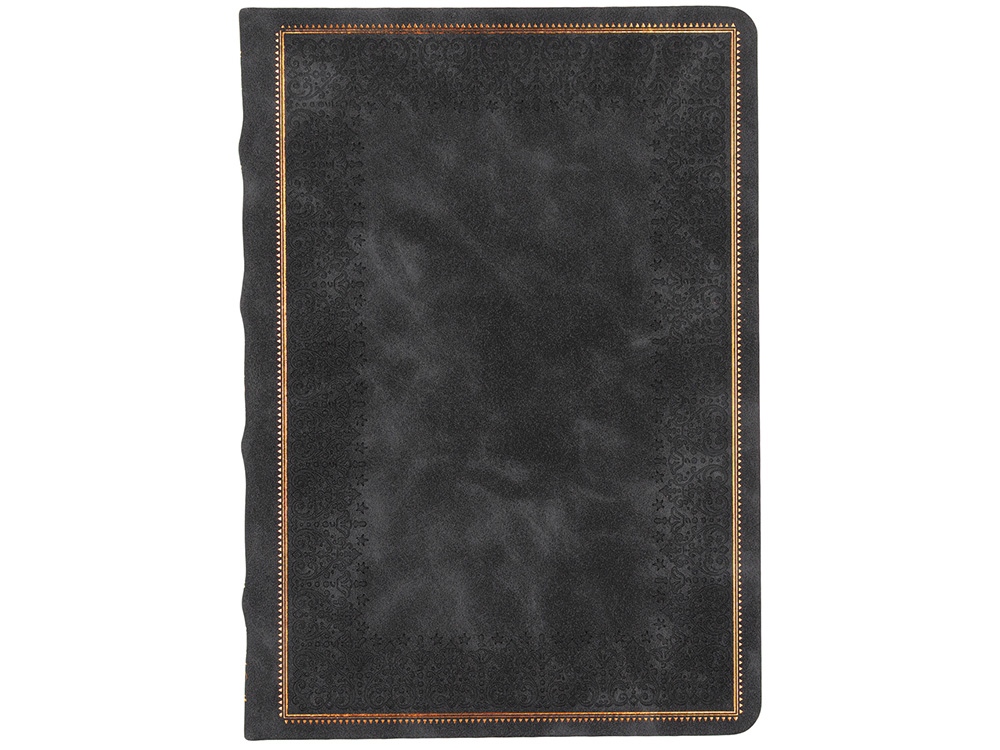 Ежедневник недатированный А5 Royal, черный с бронзовым срезом Ежедневник недатированный А5 Royal, черный с бронзовым срезом