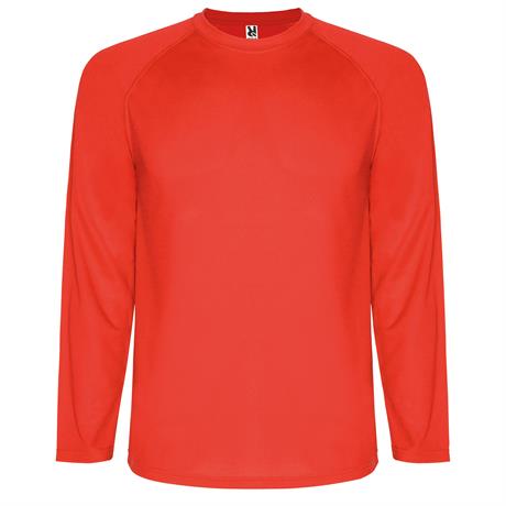 Спортивная футболка MONTECARLO L/S мужская, КРАСНЫЙ XL