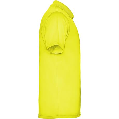 Футболка поло MONZHA мужская, ФЛУОРЕСЦЕНТНЫЙ ЖЕЛТЫЙ 2XL