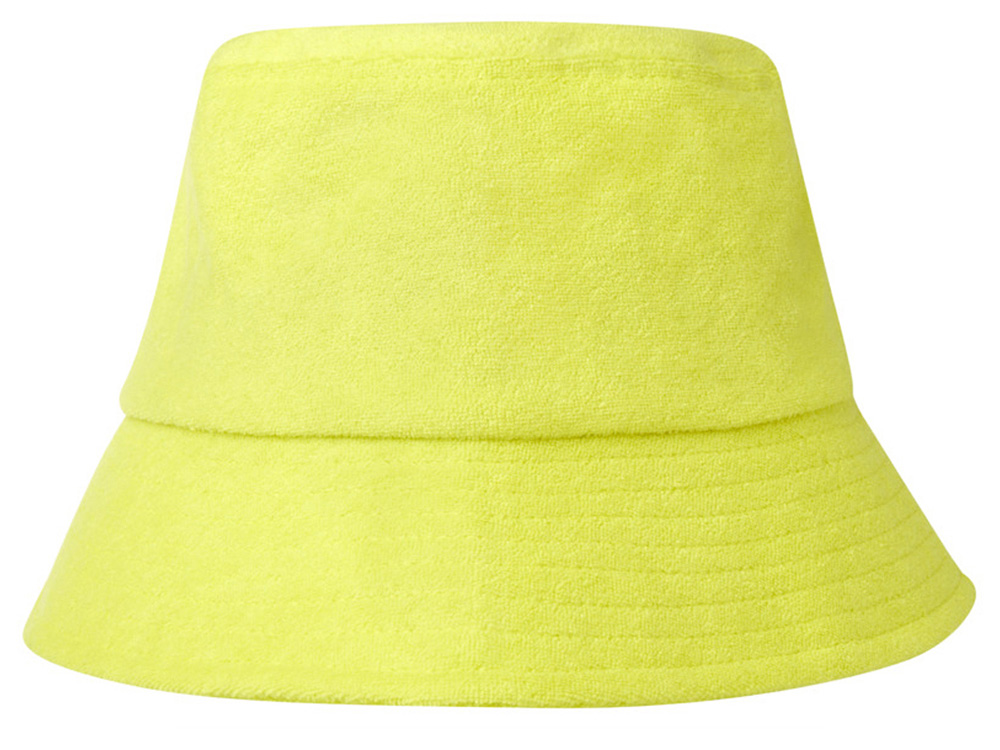 Панама Melo из переработанного махрового материала, сертифицированного GRS - Лайм