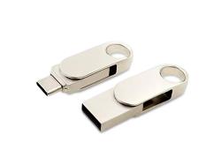 Флешка Uranium на 64 Гб, серебристый Флешка Uranium на 64 Гб, серебристый