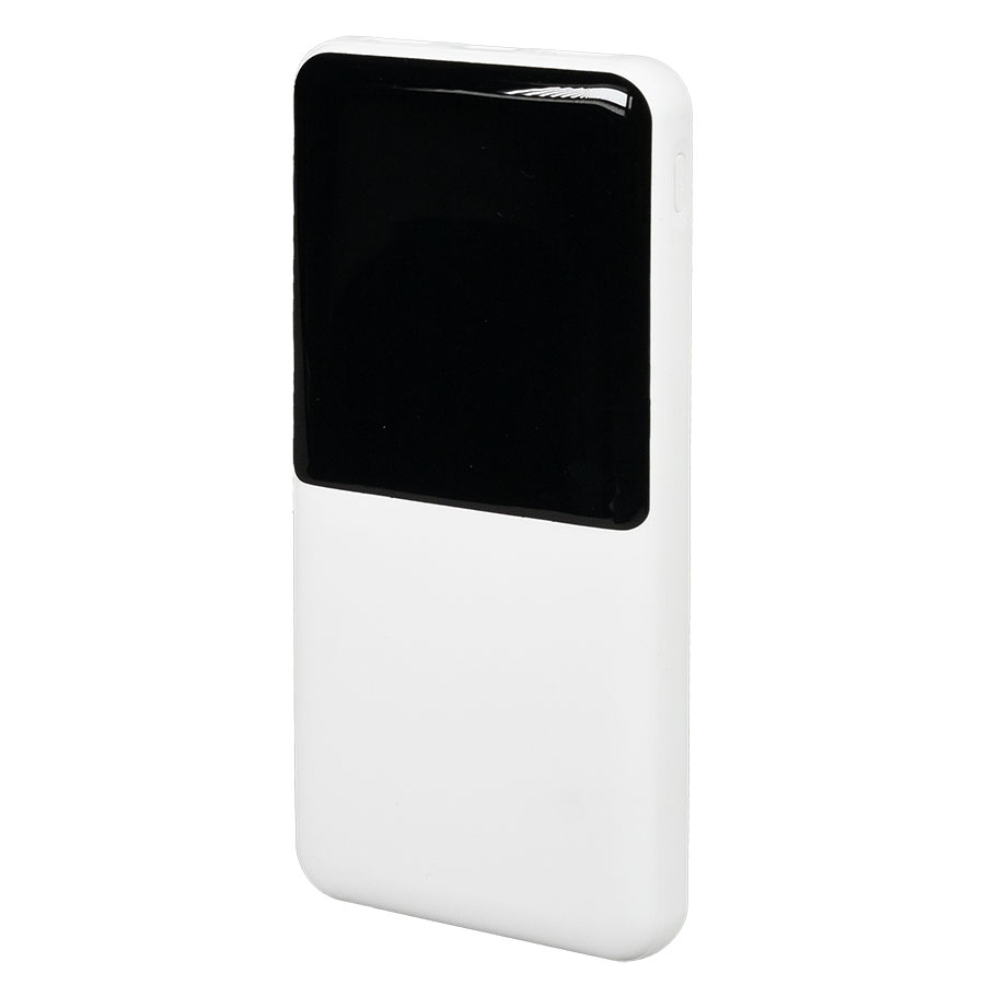 Набор подарочный POINT: ежедневник, ручка и power bank в коробке  с ложементом