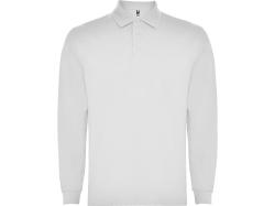 Рубашка поло Carpe мужская с длинным рукавом, белый