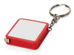 Брелок-рулетка, 1 м., белый/красный Брелок-рулетка, 1 м., белый/красный