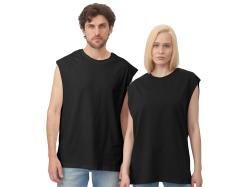 Майка оверсайз Berlin, унисекс, черный