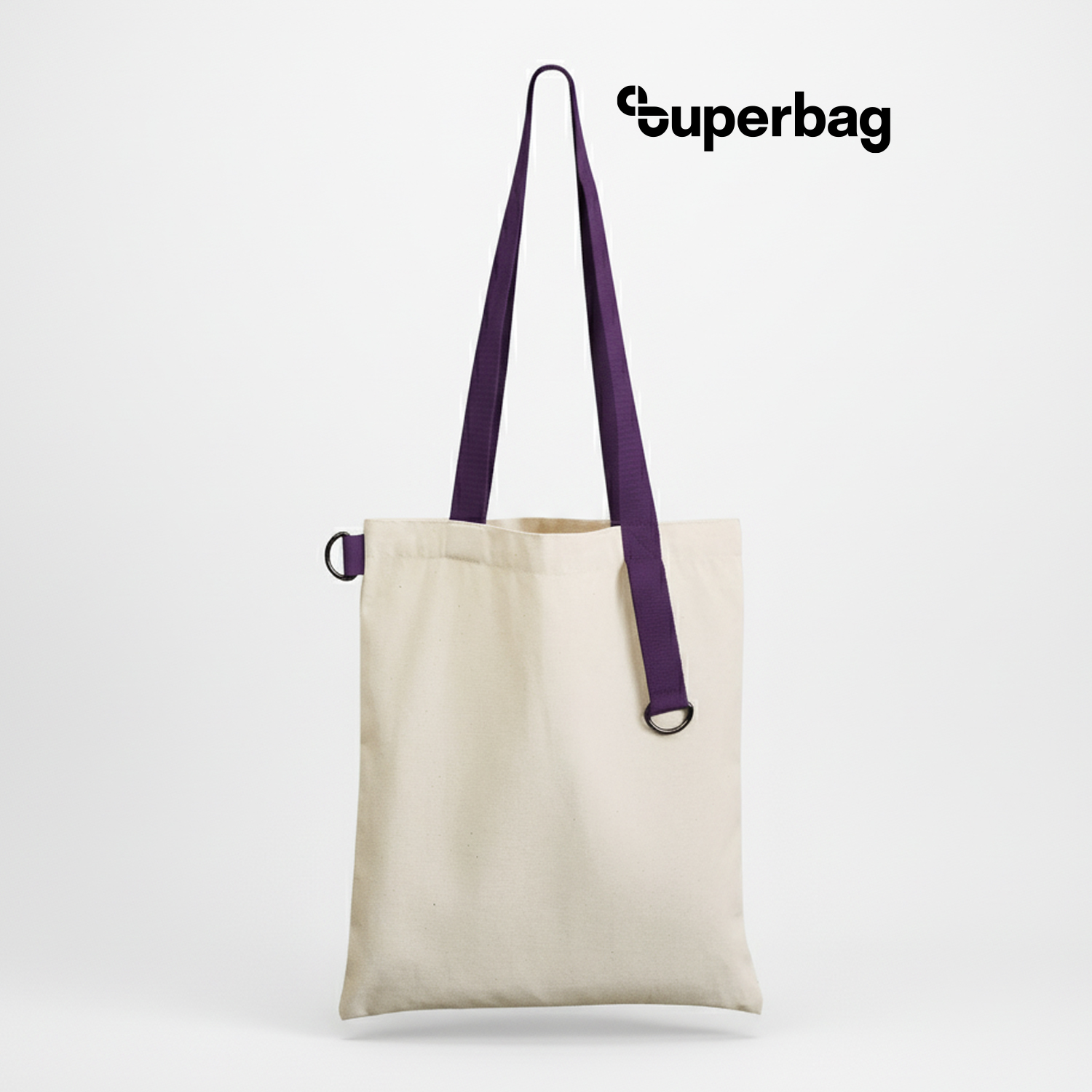 Шоппер Superbag (неокрашенный с фиолетовым)