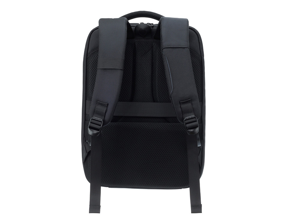 Рюкзак TORBER ВОЯЖ c отделением для ноутбука 17'', черный, полиэстер 900D, 31х17х44 см, 18 л