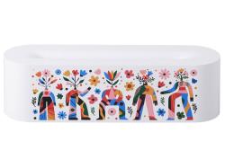 Увлажнитель с эффектом пламени Flame, белый с УФ-печатью DTF