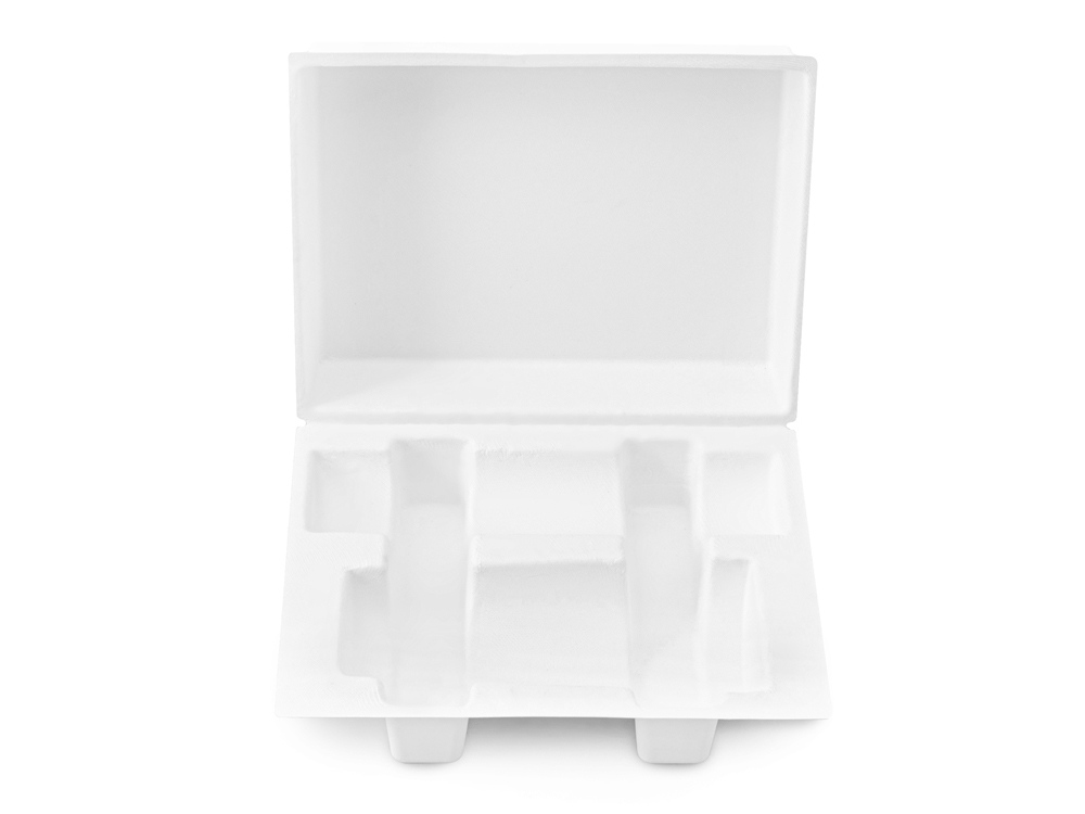 Подарочный набор FAMILY с термосом и термокружкой, темно-зеленый