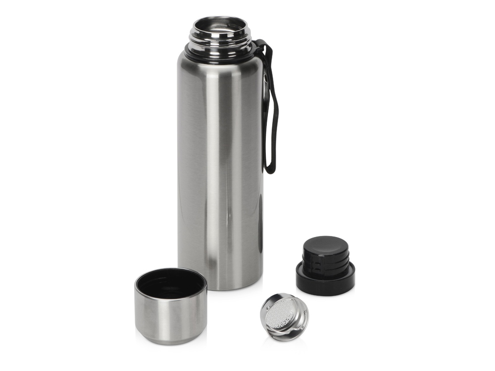 Вакуумный термос Story, тубус, серебристый Вакуумный термос Story, тубус, серебристый