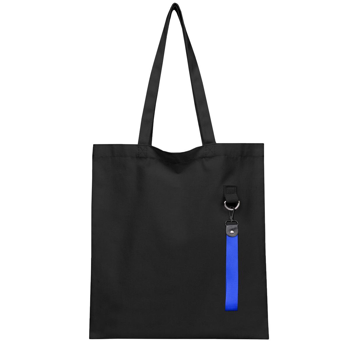 Сумка для покупок LUMISSA 325 г/м² с ремувкой, чёрный/синий