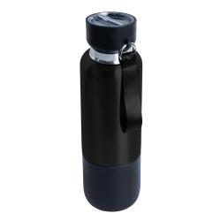 Термос Hike c ланьярдом и манжетой, чёрный