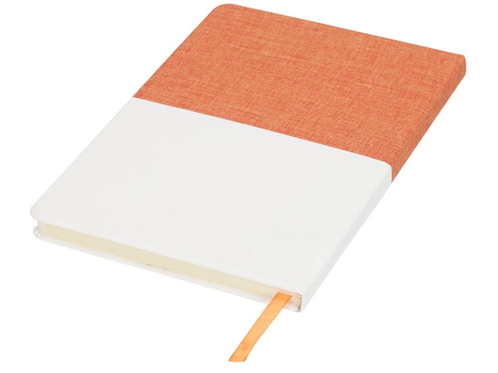 Блокнот А5 двухцветный, оранжевый