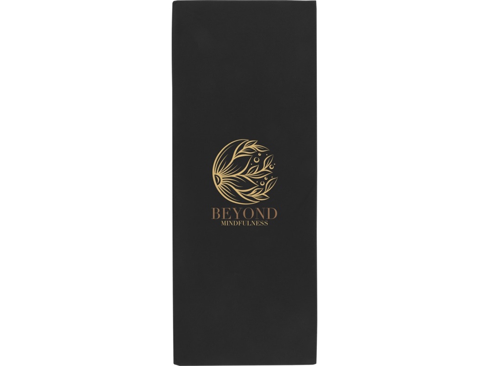 Althea спортивное полотенце 30х80 см - сплошной черный