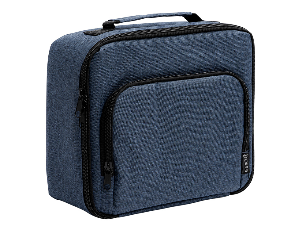 Сумка-холодильник из переработанного полиэстера Сотэк (SOTEK), меланжевый синий Сумка-холодильник из переработанного полиэстера Сотэк (SOTEK), меланжевый синий