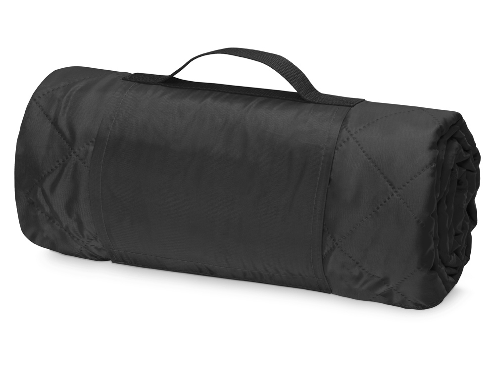 Набор с термосом, кружкой, пледом и рюкзаком, черный