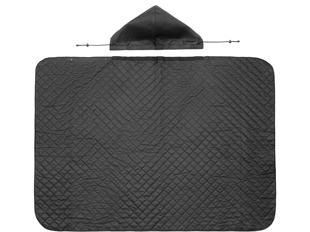 Пончо Cappy с капюшоном на липучке в мешке, черный Пончо Cappy с капюшоном на липучке в мешке, черный