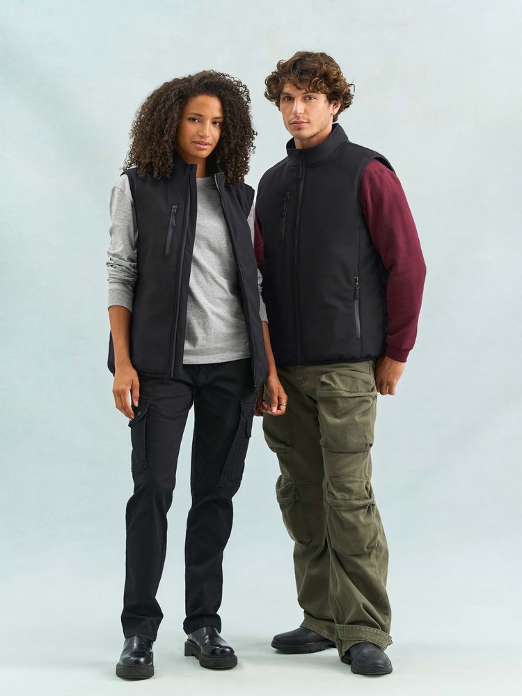 Жилет софтшелл унисекс Falcon BW, синий