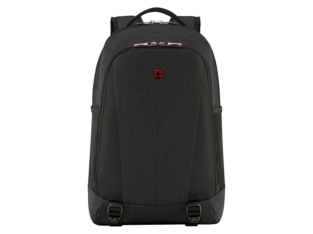Рюкзак WENGER Oryson 16, чёрный, переработанный ПЭТ/Полиэстер, 32х45х19 см, 25 л.
