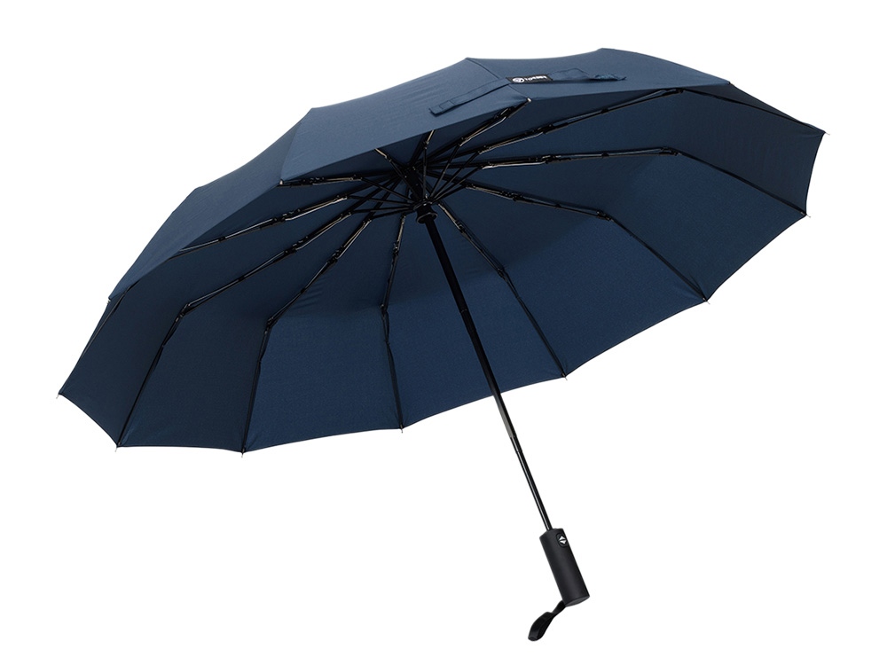 Зонт складной мужской TORBER, автомат, 3 сложения, синий, каркас сталь/файбергласс, эпонж, пластиковая ручка, диаметр 103 см Зонт складной мужской TORBER, автомат, 3 сложения, синий, каркас сталь/файбергласс, эпонж, пластиковая ручка, диаметр 103 см