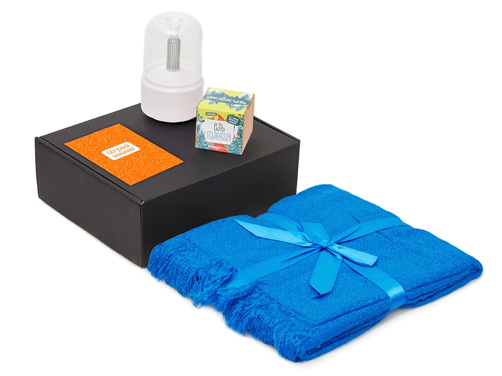 Подарочный набор Re:y. Grow с пледом, увлажнителем и набором для выращивания Подарочный набор Re:y. Grow с пледом, увлажнителем и набором для выращивания