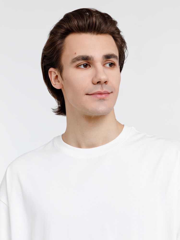 Футболка оверсайз унисекс Big Haul, молочно-белая Футболка оверсайз унисекс Big Haul, молочно-белая