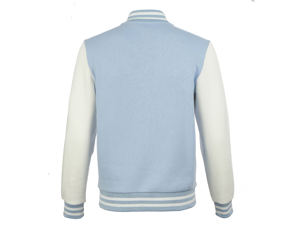Бомбер Oxford, небесно-голубой/молочный, унисекс