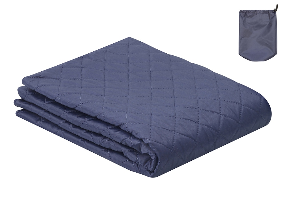 Пончо Cappy с капюшоном на липучке в мешке, темно-синий