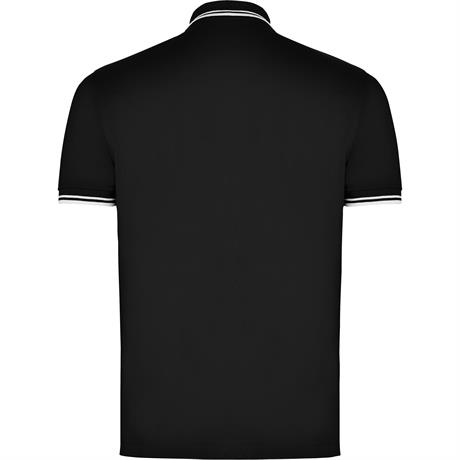 Футболка поло MONTREAL мужская, ЧЕРНЫЙ/БЕЛЫЙ S