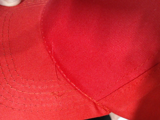 Бейсболка Memphis 5-ти панельная 165 гр, красный (P)