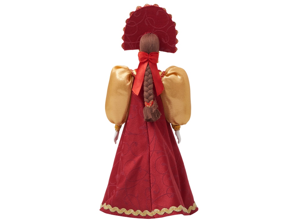 Подарочный набор: кукла фарфоровая, чай Малина с мятой, красный Подарочный набор: кукла фарфоровая, чай Малина с мятой, красный