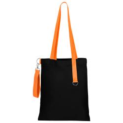 Сумка для покупок Black GLOW 325 г/м² с ремувкой, оранжевая/оранжевая