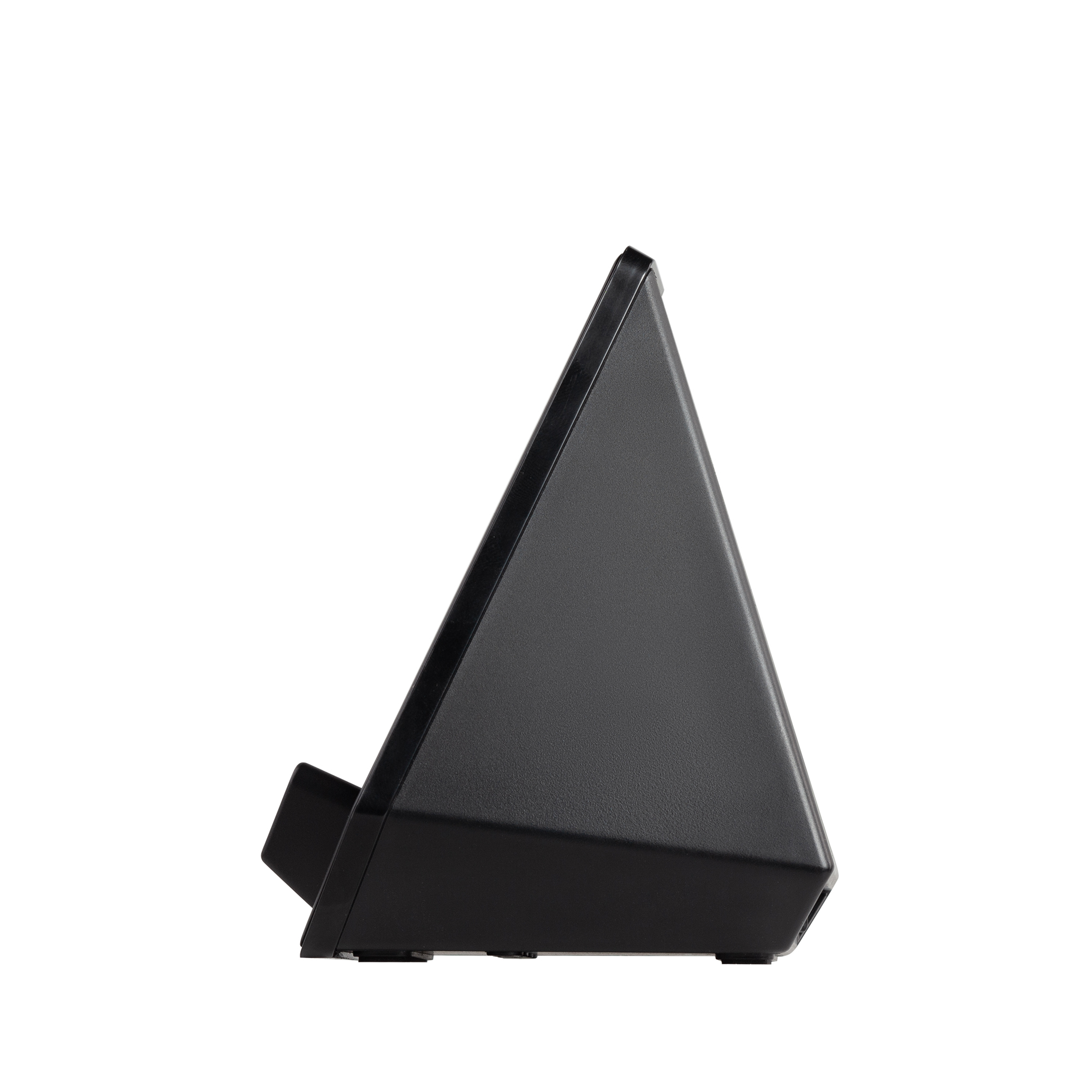 Настольная Bluetooth колонка (3Вт) "Smart Pyramid" с часами и беспроводным (15W) зарядным устройством, с подсветкой логотипа Настольная Bluetooth колонка (3Вт) "Smart Pyramid" с часами и беспроводным (15W) зарядным устройством, с подсветкой логотипа