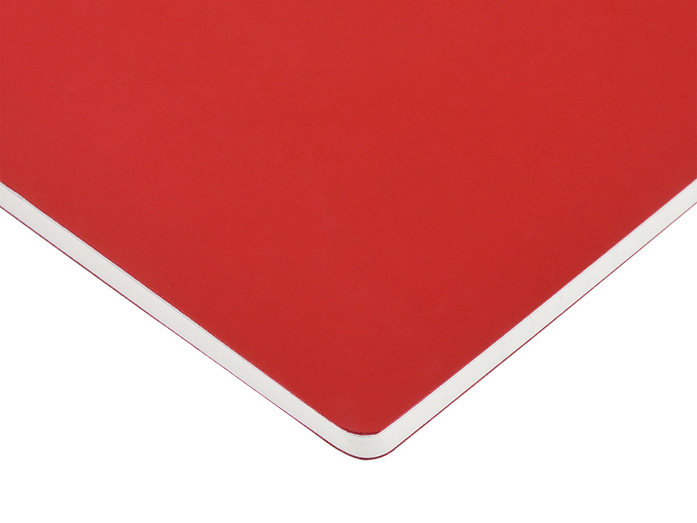 Тетрадь с каменной бумагой А5 Carrara 40 л., линейка, бордовый Тетрадь с каменной бумагой А5 Carrara 40 л., линейка, бордовый