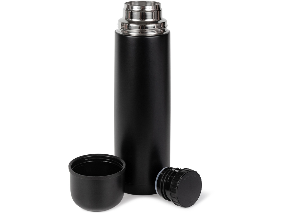 Термос Relaxika 101 (1 литр), черный (без лого)