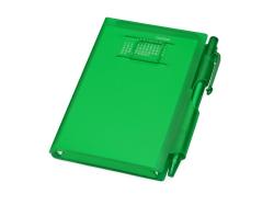Записная книжка Альманах с ручкой, зеленый