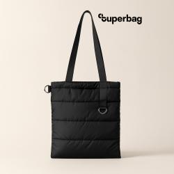 Шоппер Superbag Bubble, с кнопкой (черный) Шоппер Superbag Bubble, с кнопкой (черный)